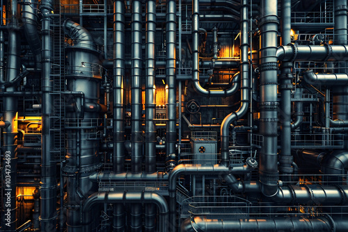 Industrial Piping System photo