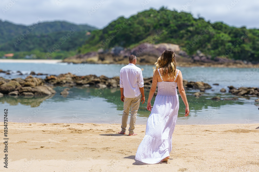 man and woman, couple, dressed in white, celebrating together, new year man and woman, couple, dressed in white, celebrating together, new year
