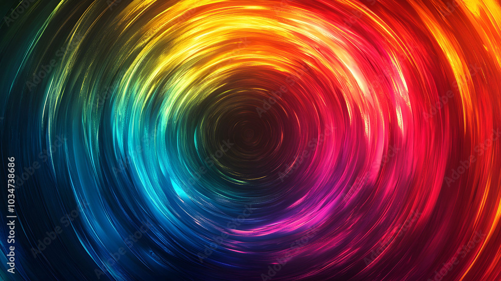 Vibrant RGB Circle, soft glow radiating in a spectrum of 16.8 million colors, expanding outward from the center to the edges. Vibrant RGB Circle, soft glow radiating in a spectrum of 16.8 million colors, expanding outward from the center to the edges.