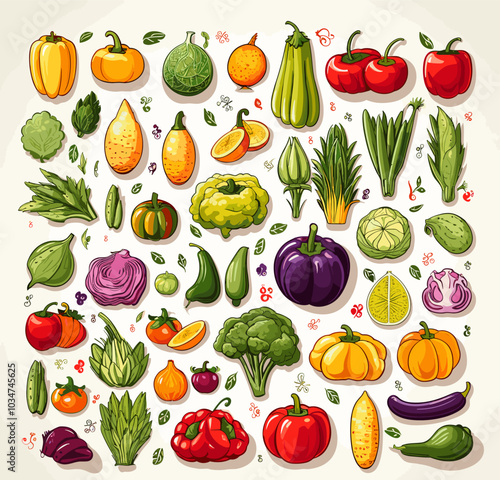 Veggie Variety Icons