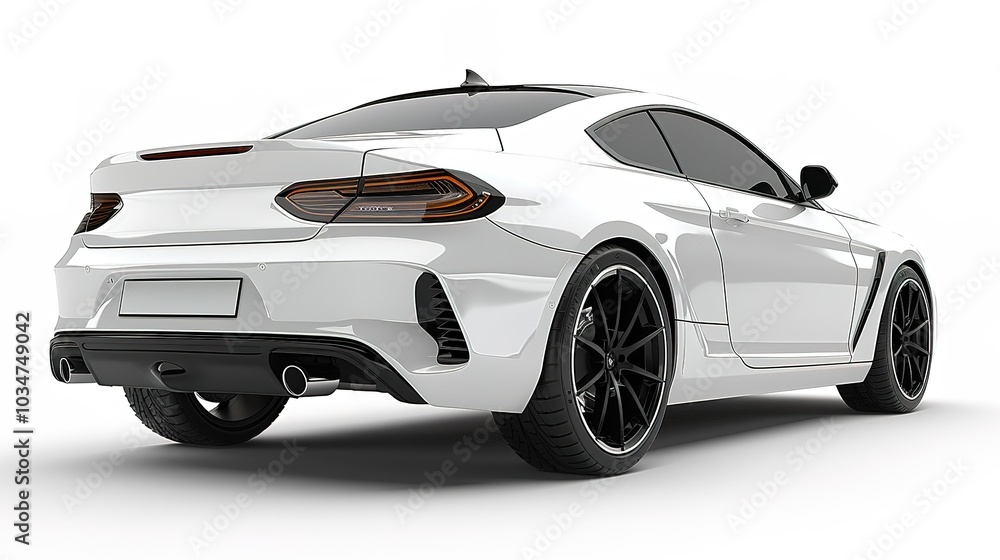 A Traffic Car on White Background - a dynamic and eye-catching visual. The traffic car on a pure white backdrop creates an engaging and appealing scene. A Traffic Car on White Background - a dynamic and eye-catching visual. The traffic car on a pure white backdrop creates an engaging and appealing scene.