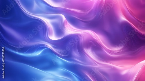 Wallpaper Mural A vibrant abstract gradient background blending shades of blue, purple, and pink Torontodigital.ca