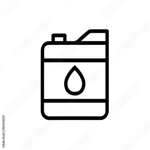 Oil icon symbol vector image Illustration 