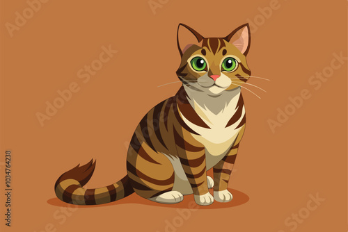 cat vector illustration file,