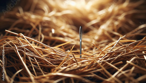 Plakat Looking for a needle in a haystack