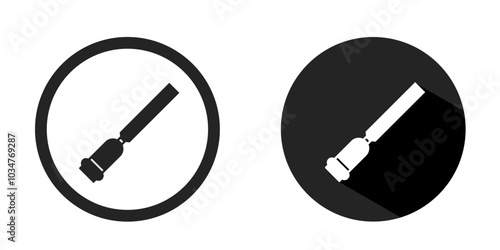 Chisel. Chisel icon vector design black color. Stock vector.