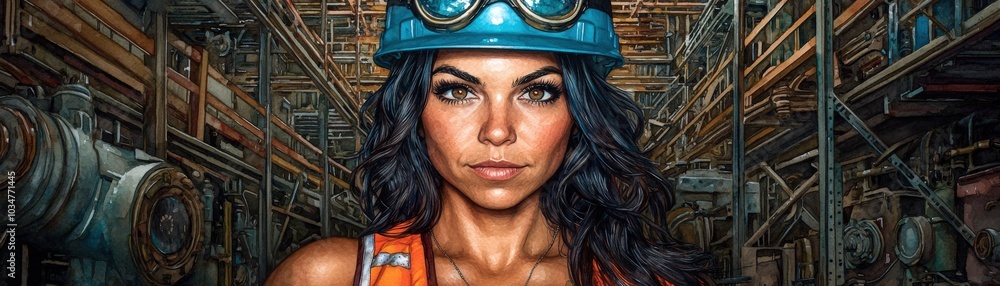 Watercolor Painting in the Heart of Industry Watercolor Painting in the Heart of Industry