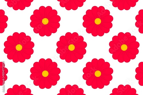 seamless floral background, seamless pattern with red flowers, seamless pattern, white background with red flowers, red flowers, wrapping, flower, fabric, white background, white, color, red 