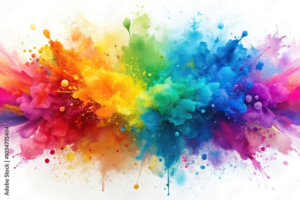 Fototapeta premium abstract watercolor paint splash background