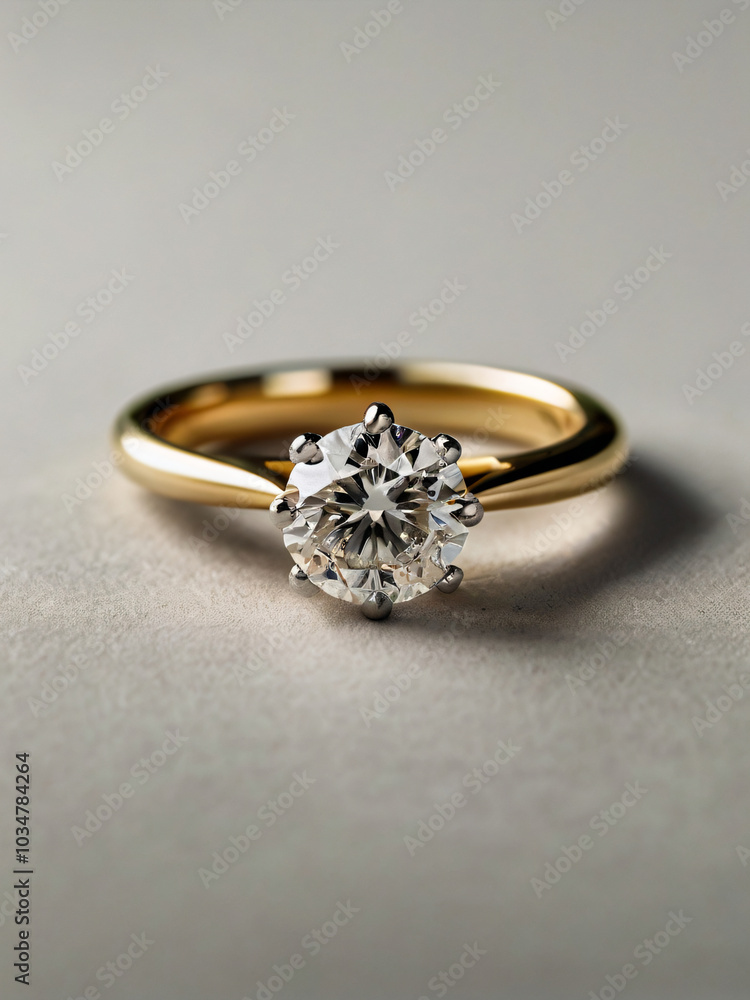 Wedding ring with a diamond that catches the light Wedding ring with a diamond that catches the light