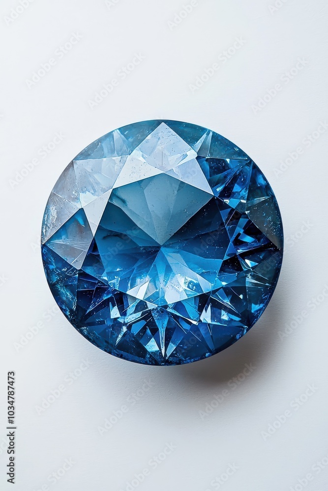 Abstract colorful style sapphire, isolated on a white background. Abstract colorful style sapphire, isolated on a white background.