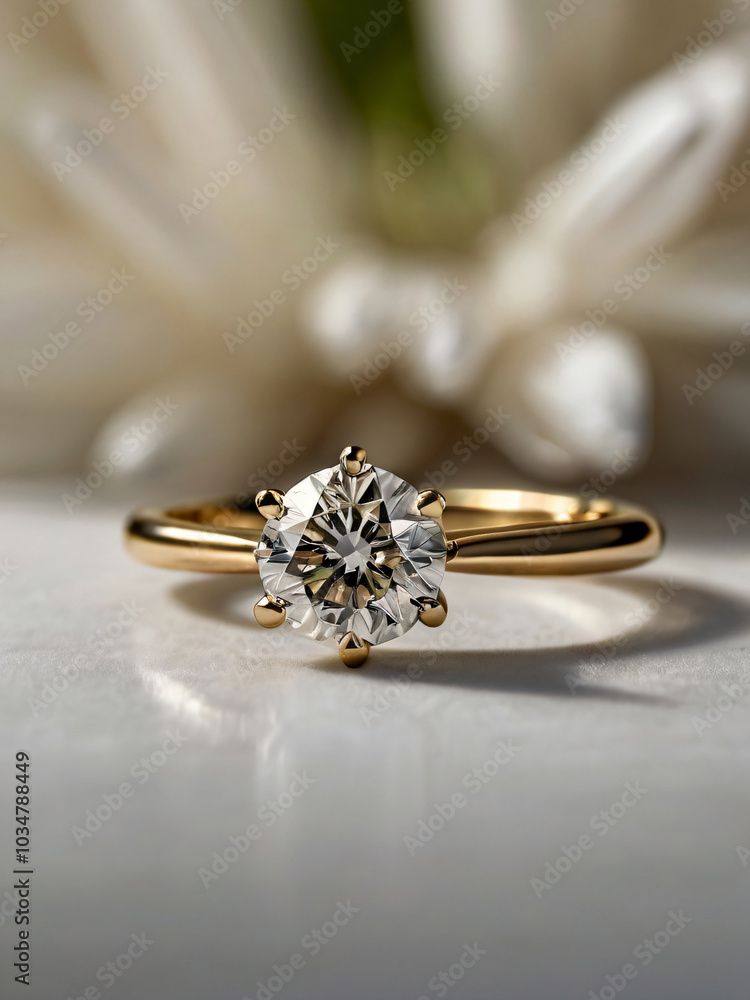 Diamond-studded wedding ring in a classic design. Diamond-studded wedding ring in a classic design.
