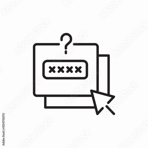 password fishing website icon sign vector