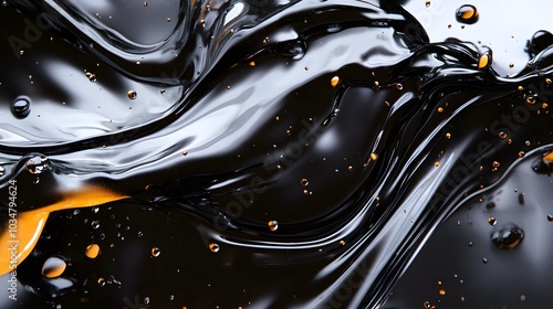 A dynamic stream of abstract liquid forms in motion with smooth transitions creating fluidity photo