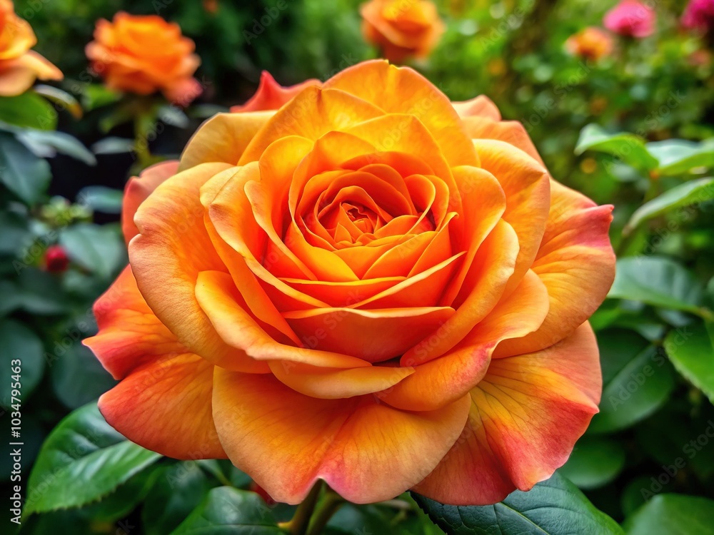 Stunning Orange Rose: A Floral Masterpiece Stunning Orange Rose: A Floral Masterpiece