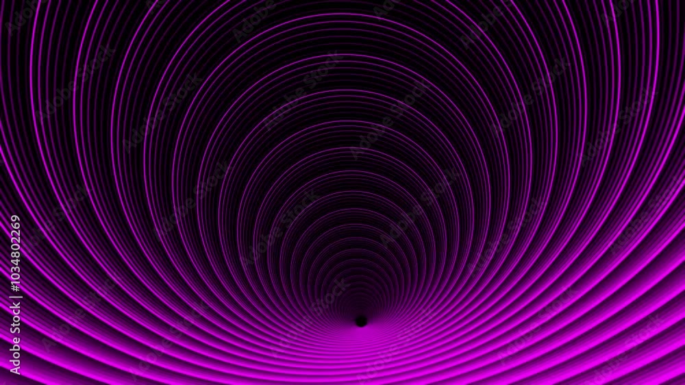 Abstract pink circles tunnel animation 4k background, Gradient circle lines looping Abstract pink circles tunnel animation 4k background, Gradient circle lines looping