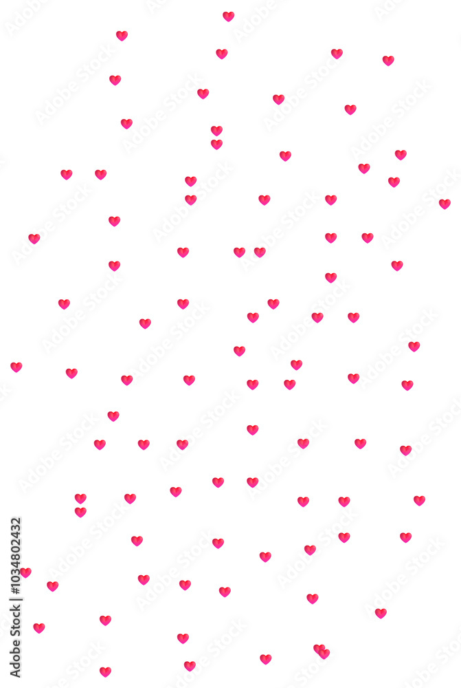 Pattern with red hearts Pattern with red hearts