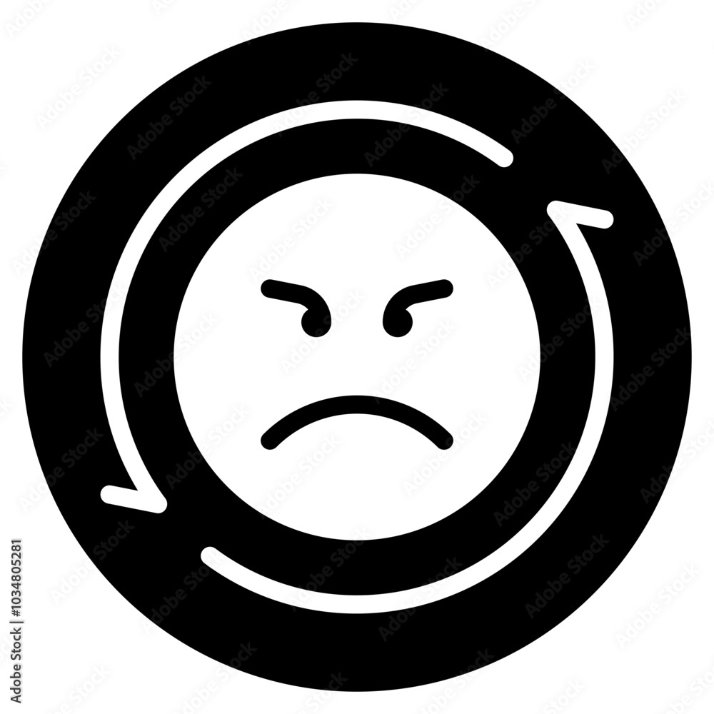 circular arrow glyph icon circular arrow glyph icon