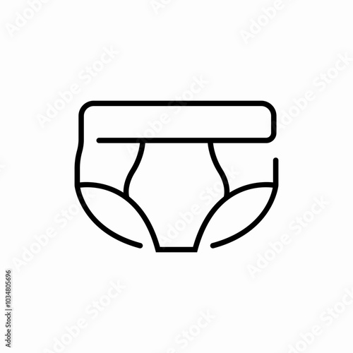 baby diapers icon sign vector