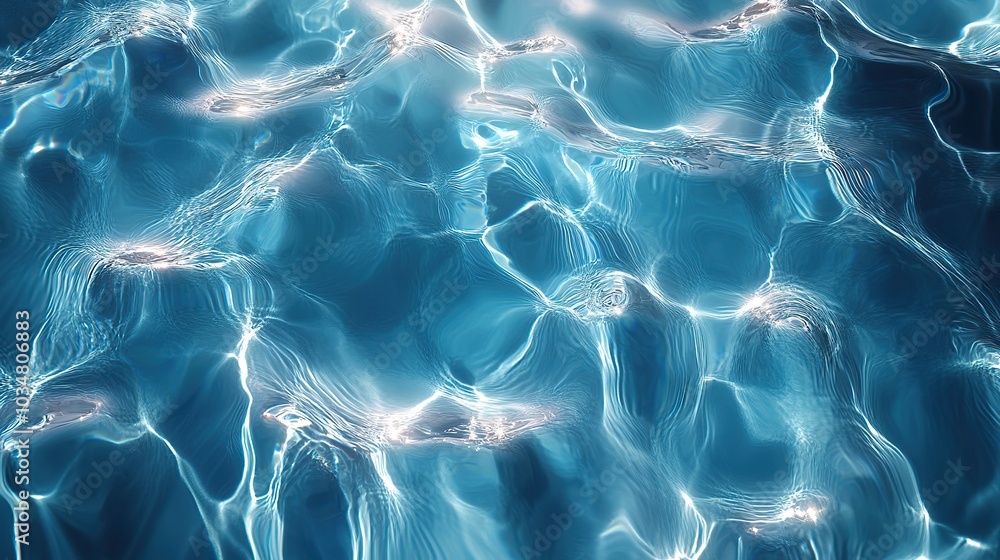 seamless tileable water texture with rippling waves and light reflections ideal for backgrounds and design projects.image seamless tileable water texture with rippling waves and light reflections ideal for backgrounds and design projects.image