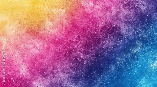 Pink yellow purple blue grainy background, rainbow abstract vibrant banner poster header backdrop design