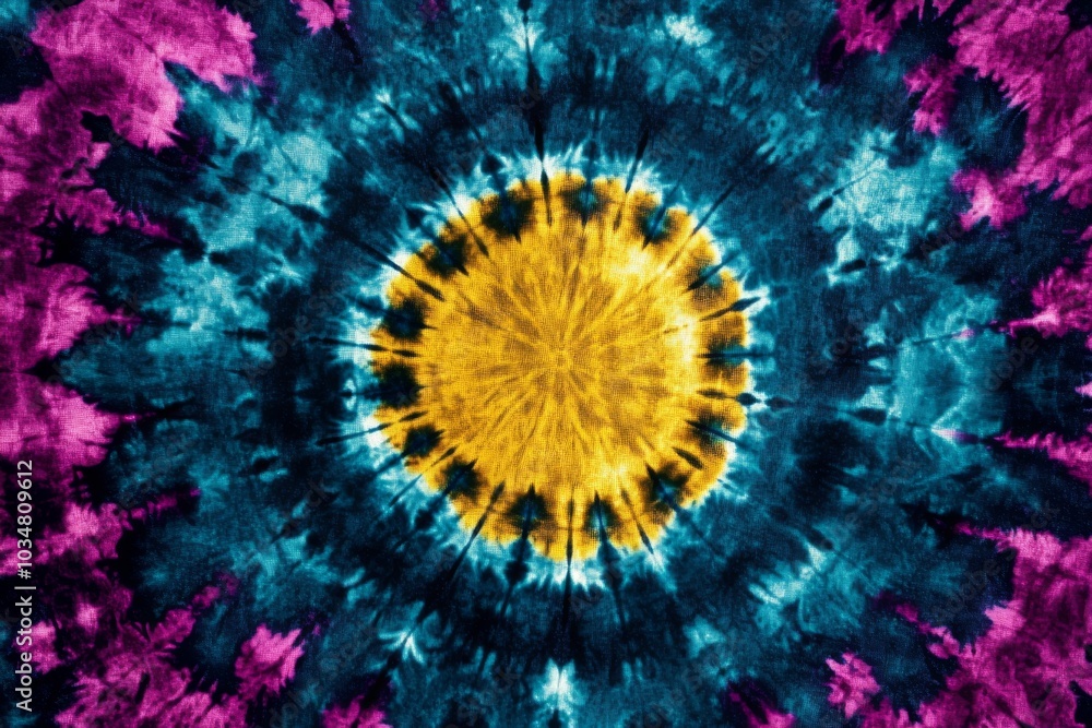 Close-up tie-dye pattern made up multiple layers Wash Abstract Tie Dye Close-up tie-dye pattern made up multiple layers Wash Abstract Tie Dye