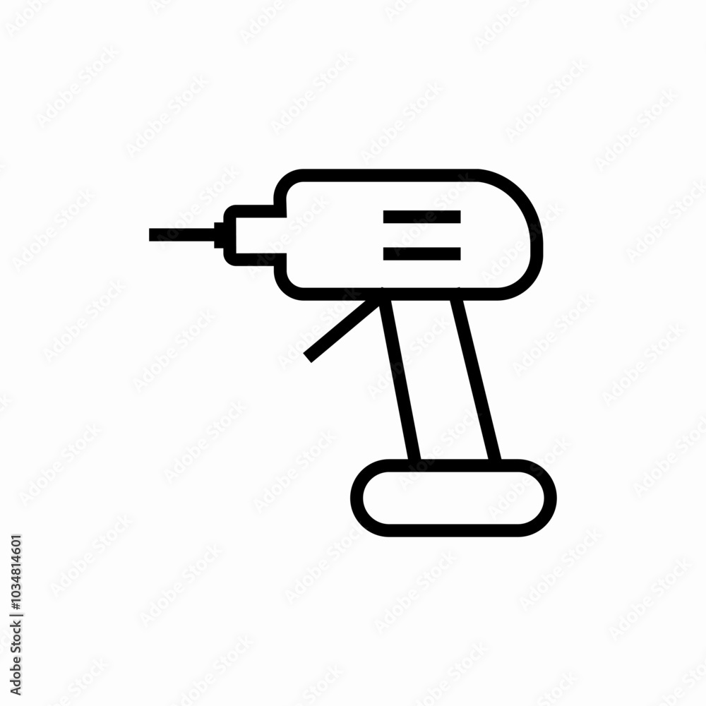 power drill icon sign vector power drill icon sign vector