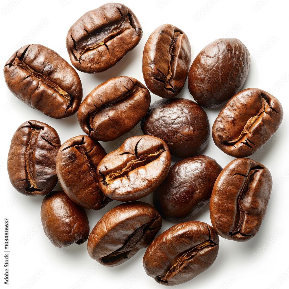 coffee bean on white background coffee bean on white background