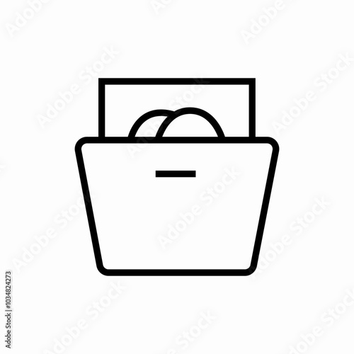 industrial dishwasher icon sign vector