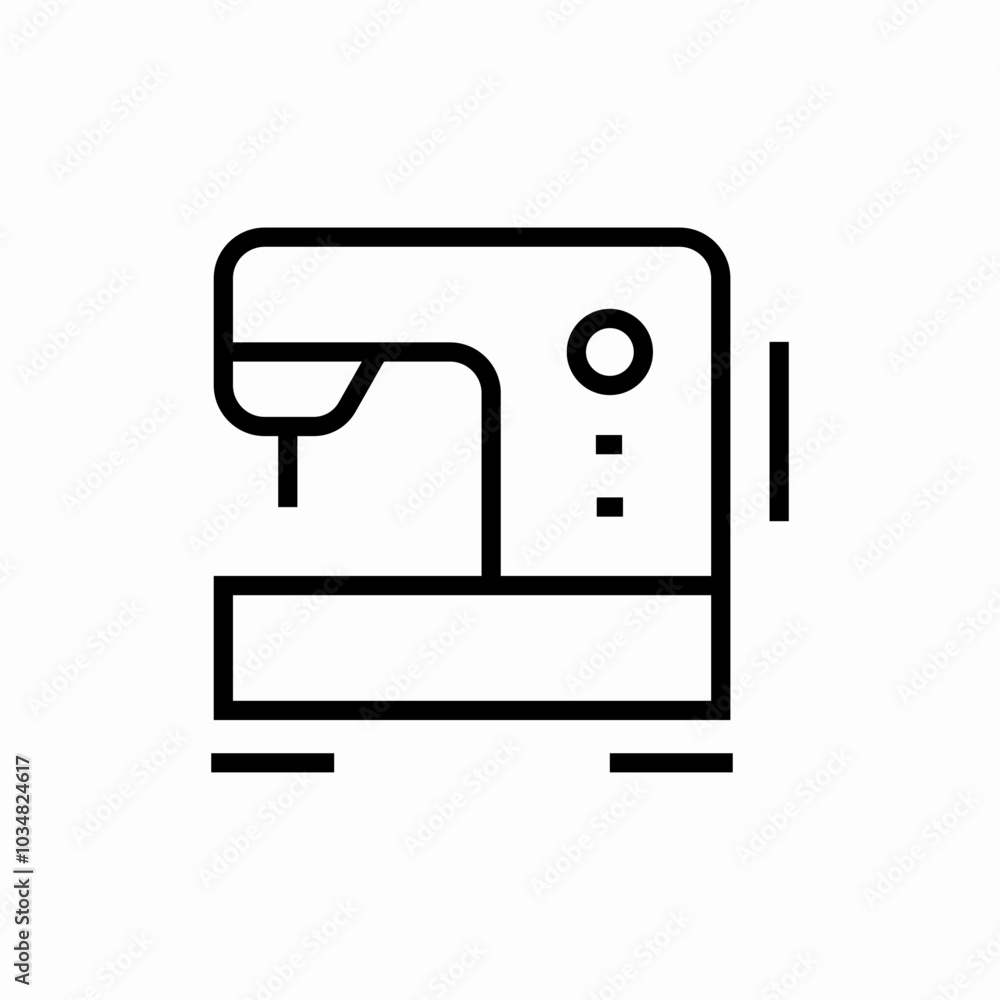 sewing machine icon sign vector sewing machine icon sign vector