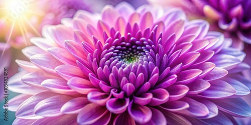 A close-up view of a delicate pink and purple flower with soft, velvety petals that create a sense of beauty and tranquility.