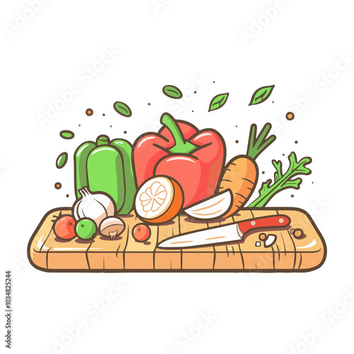 Icon for Vegetable Slicing, Cooking Tools