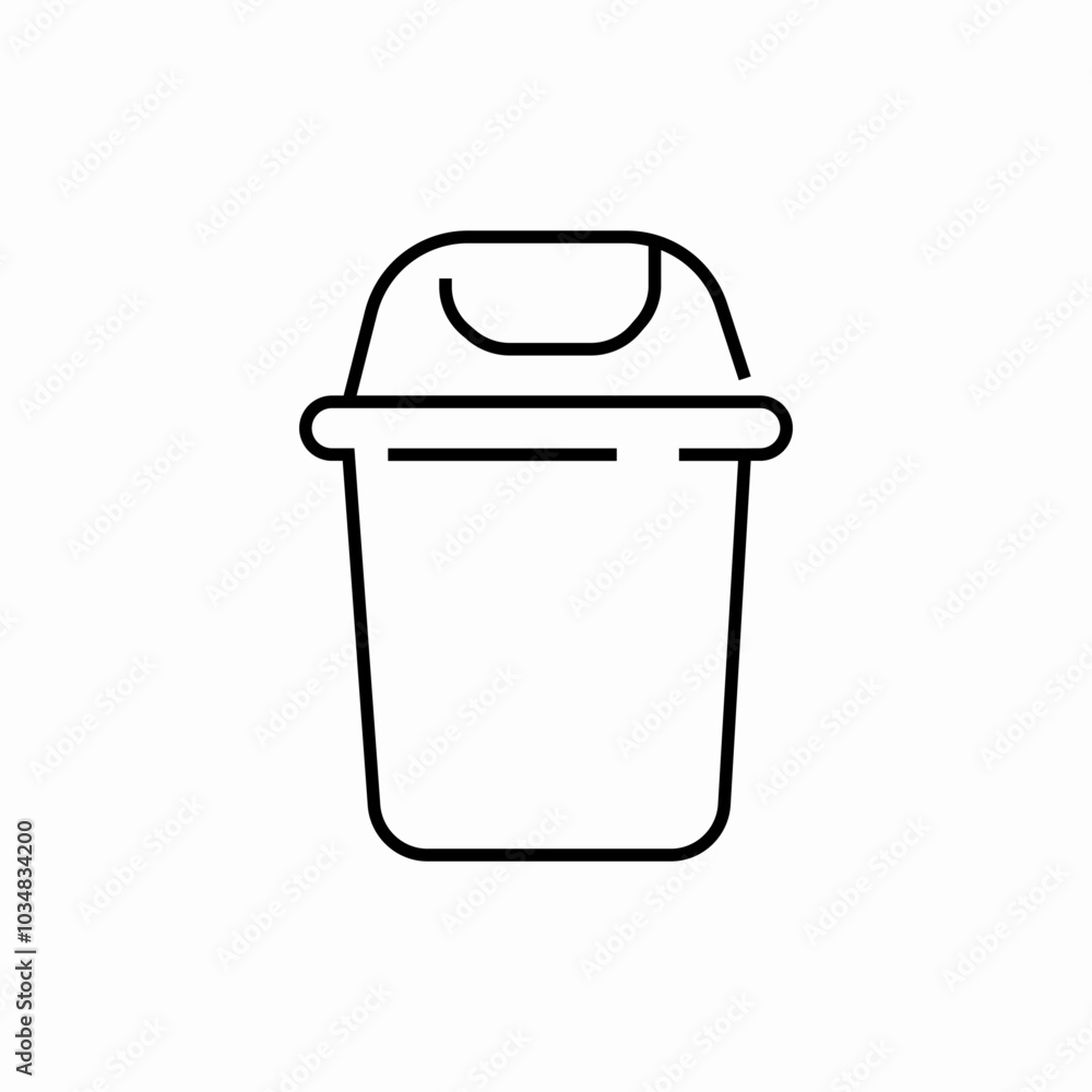 dustbin trash icon sign vector dustbin trash icon sign vector