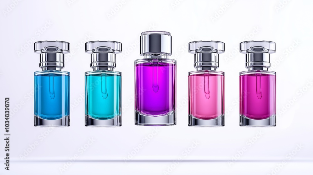 Colorful Glass Perfume Bottles with Dropper Colorful Glass Perfume Bottles with Dropper