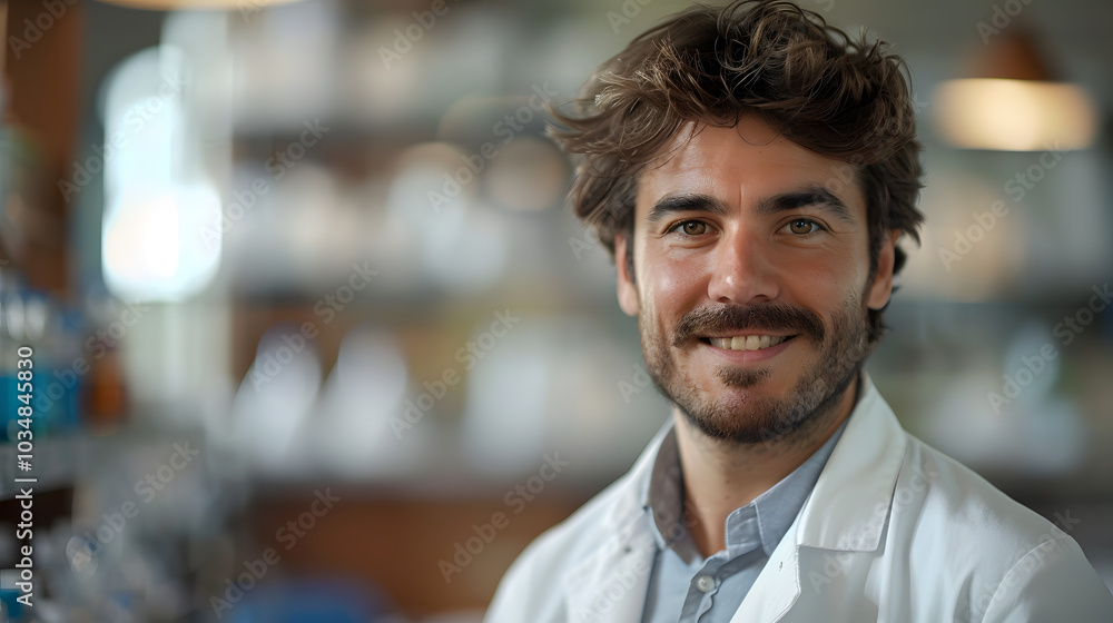 Portrait Of A Researcher In A Laboratory Portrait Of A Researcher In A Laboratory