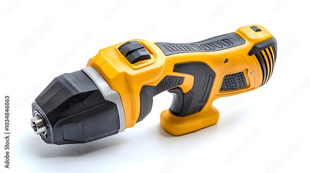 yellow cordless battery pack powered angle grinder electric hand diy construction tool machine isolated white background. yellow cordless battery pack powered angle grinder electric hand diy construction tool machine isolated white background.