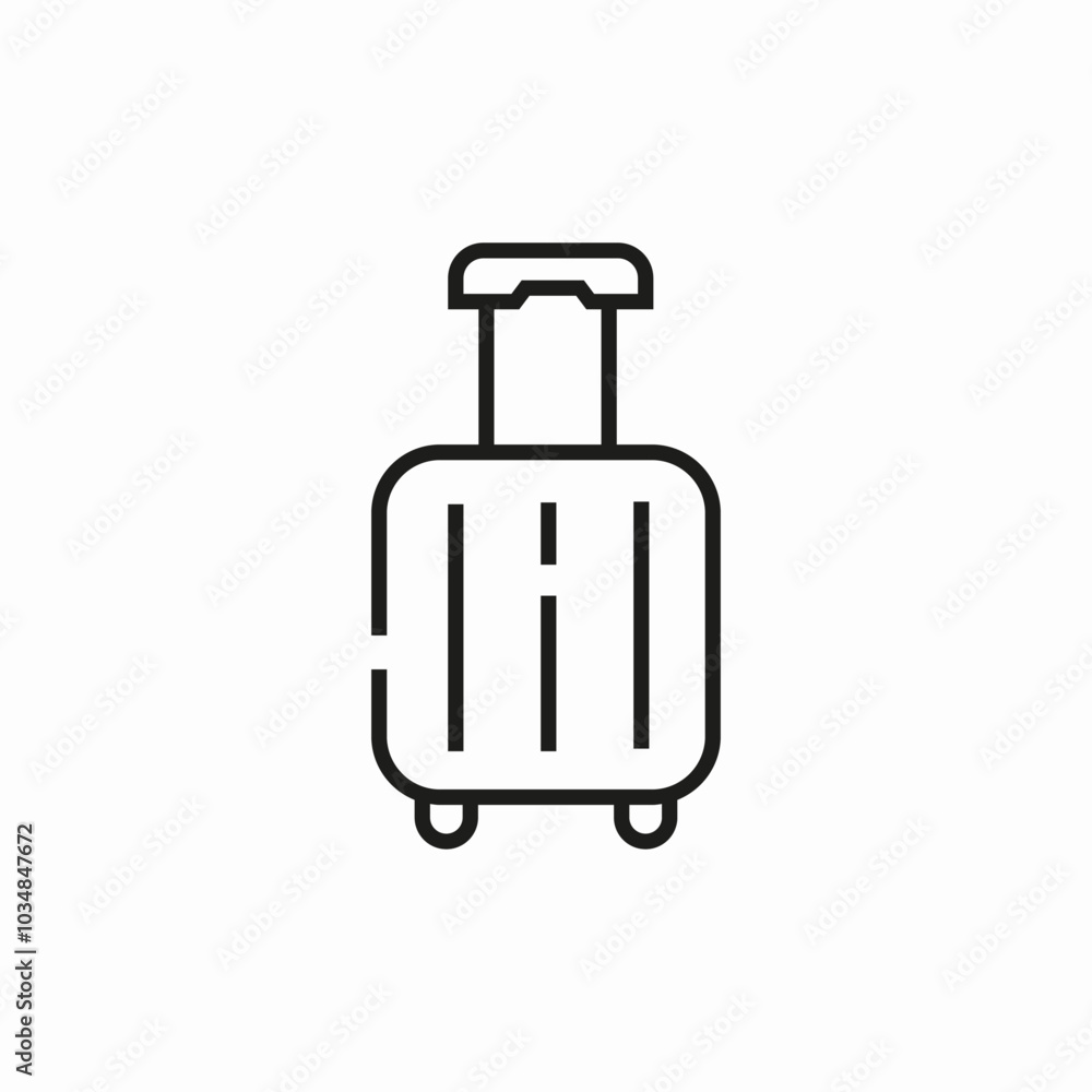 baggage luggage icon sign vector baggage luggage icon sign vector