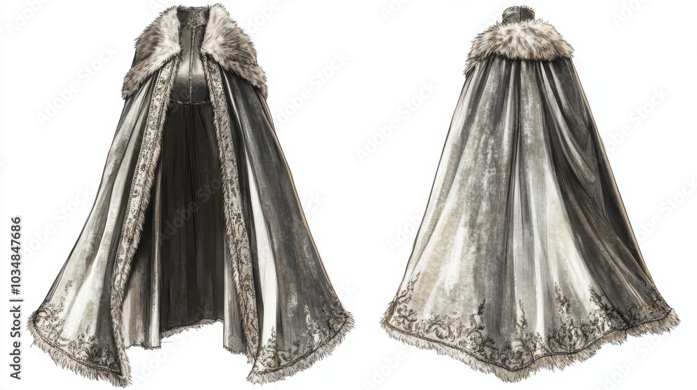 Ultra detailed, photorealistic fashion design sketch of a luxurious velvet blazer with a satin lapel Ultra detailed, photorealistic fashion design sketch of a luxurious velvet blazer with a satin lapel