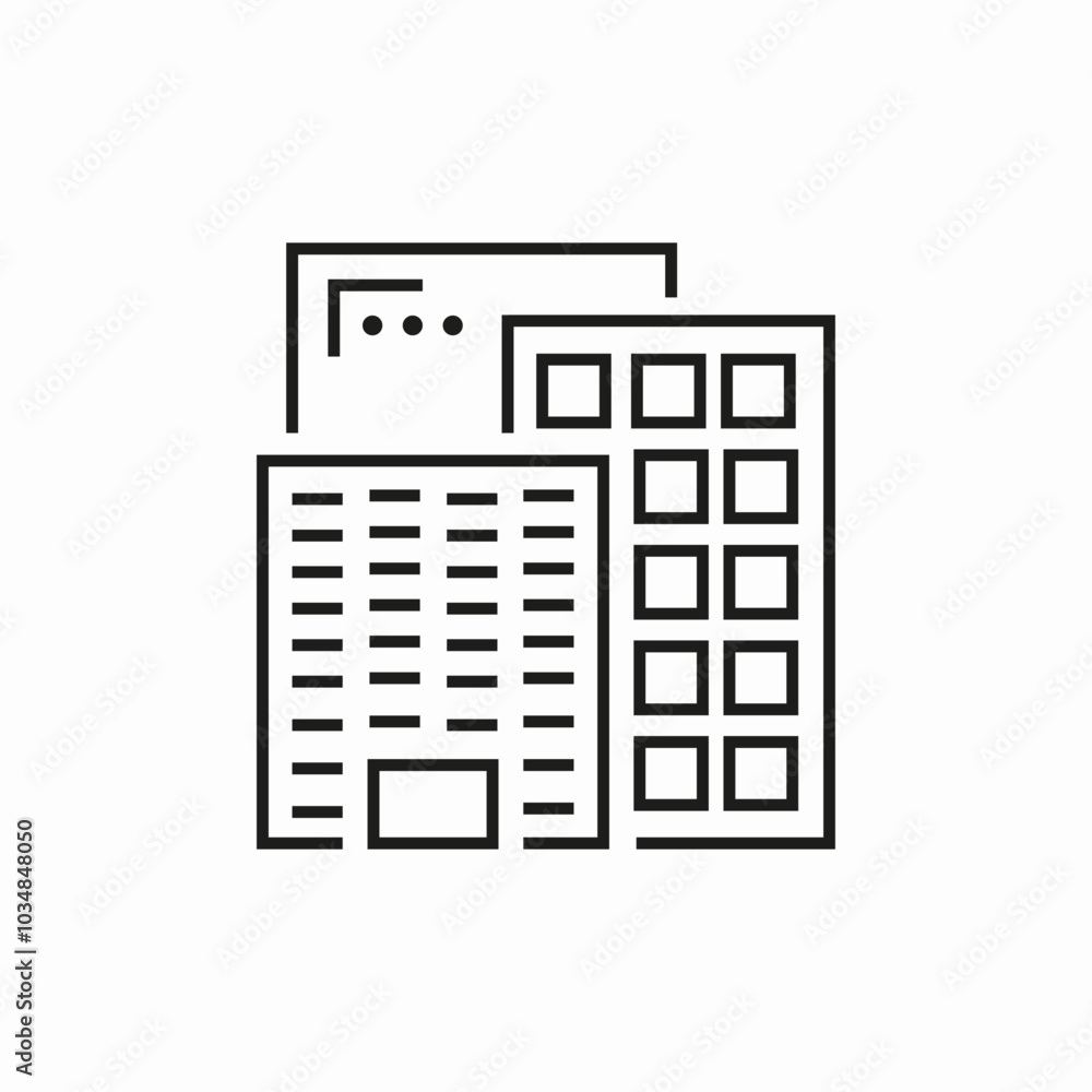 building city icon sign vector building city icon sign vector