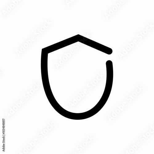 shield protection icon sign vector