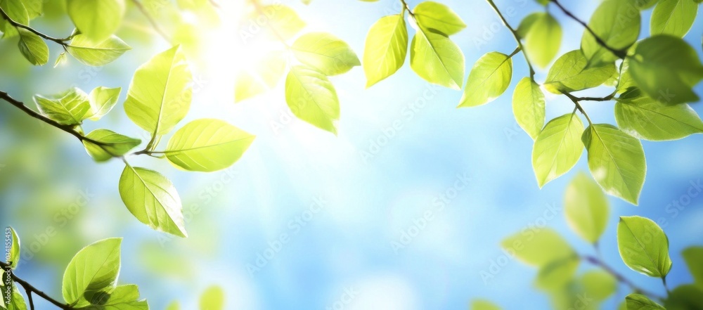 Sunlit Spring Leaves Sunlit Spring Leaves