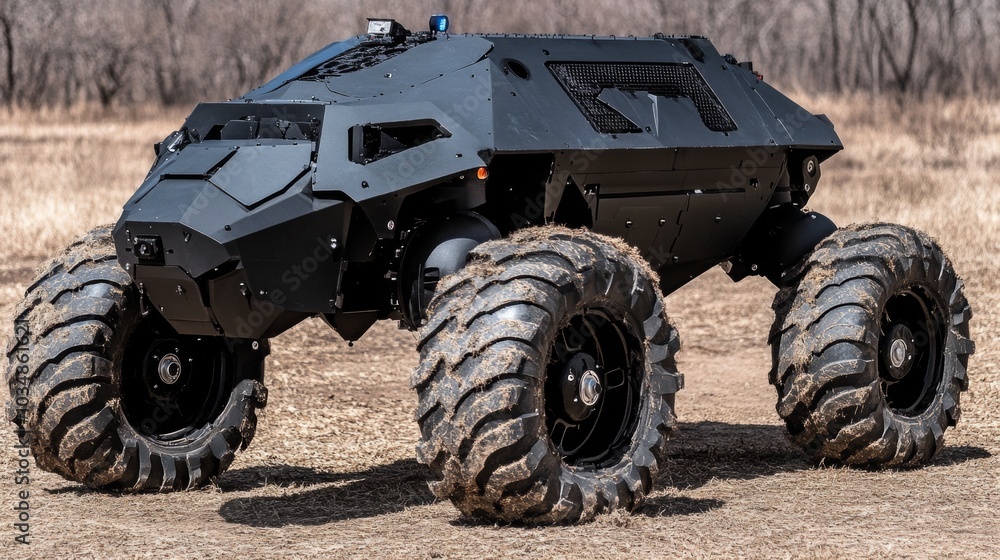 Military All Terrain Vehicle Armored Truck Off Road Heavy Duty Army Black Military All Terrain Vehicle Armored Truck Off Road Heavy Duty Army Black