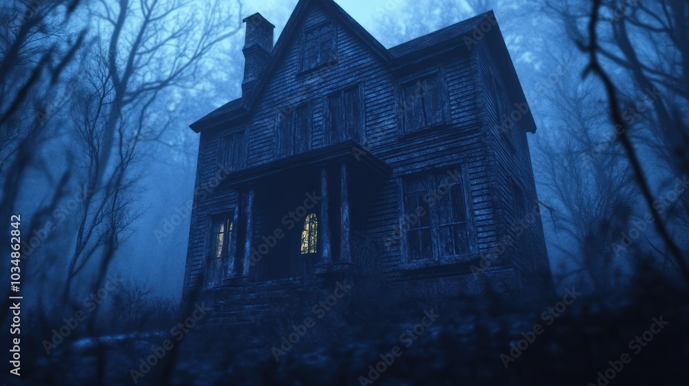 Haunted House in the Woods