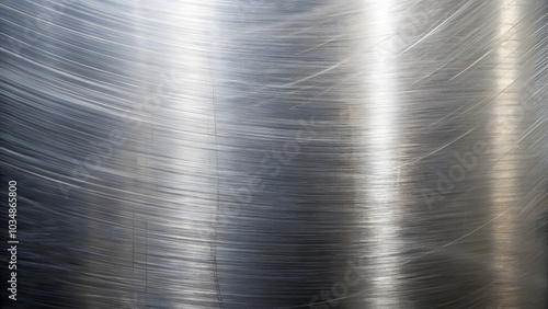 Polished Metal Surface with Wear Marks. Perfect for: Industrial Design Shows, Tech Exhibitions