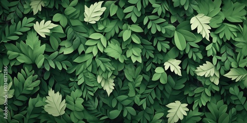 Elegance of greenish-white foliage Abstract backdrop featuring shades of green and white, Elegance of green and white foliage abstract backdrop