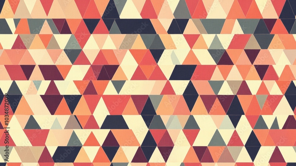 Abstract seamless triangular color pattern background Abstract seamless triangular color pattern background