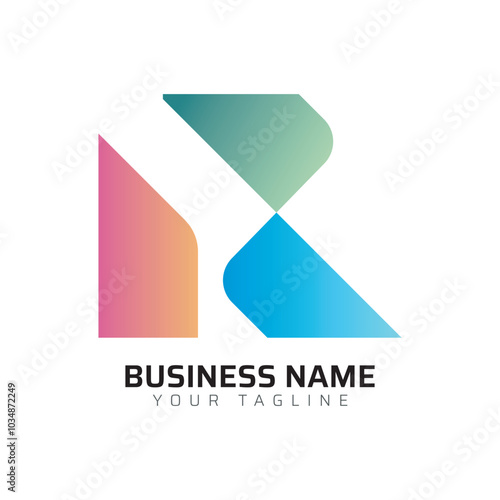 Free Download R Premium Gradient Letter Logo  - GFXLoad