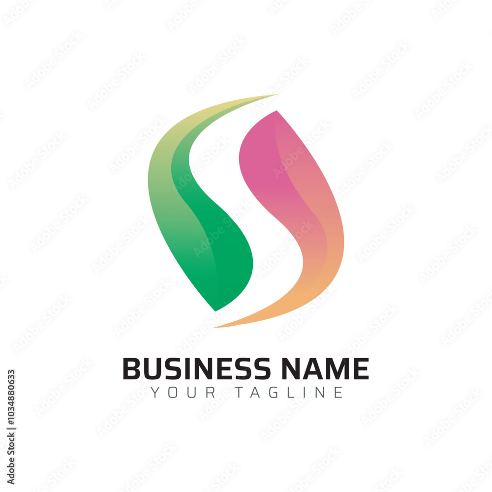 S Premium Gradient Letter Logo S Premium Gradient Letter Logo
