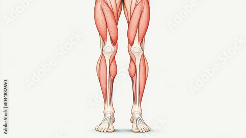 Detailed of Human Leg Muscle Anatomy and Structure