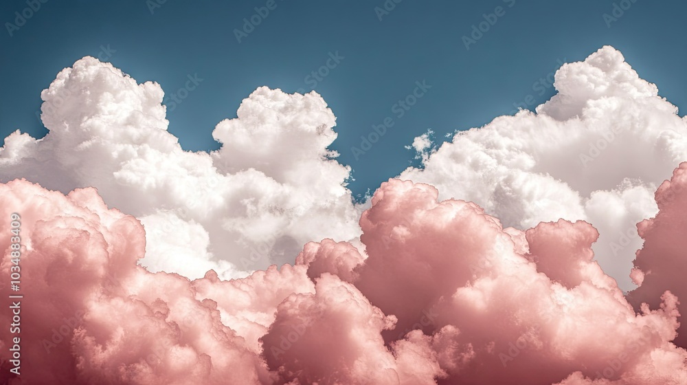 A sky covered in deep red clouds, with sharp edges and looming shapes, creating an unsettling and ominous feeling as they roll across the sky. A sky covered in deep red clouds, with sharp edges and looming shapes, creating an unsettling and ominous feeling as they roll across the sky.